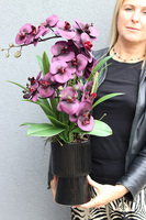 Fioletyna, wysokiej jakości sztuczny storczyk, wym.60cm