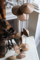 Modern Wood, drewniana zawieszka łańcuch, gładki