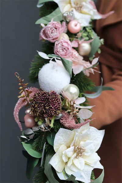 Pink Christmas, girlanda bożonarodzeniowa