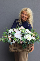 Białe Dynie, kompozycja jesienna