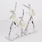 Balerina Trio, figurka srebrna, wym. 29.5x31.5x10cm