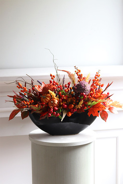 Very Berry Fall, jesienna kompozycja kwiatowa, wym.38x63cm