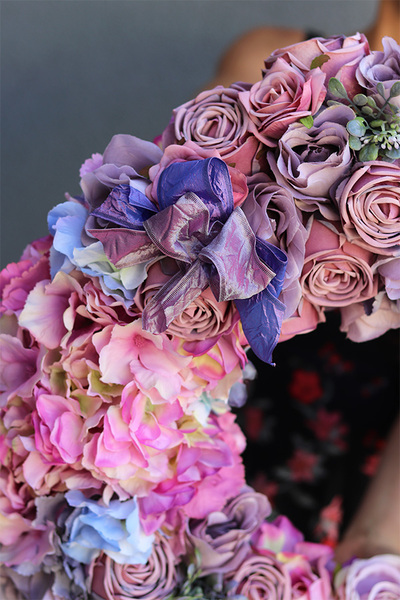 bardzo duży wianek na drzwi, Bogactwo Natury Renoma, śr.50cm 