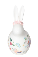 Floral Easter, figurka zając wielkanocny w kwiatki F, wym.11.7x18.2x24.7cm