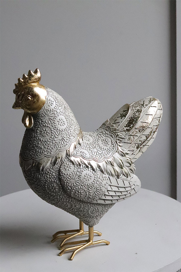 Cottage Gold, figurka wielkanocna kura