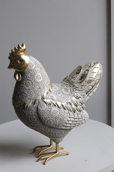 Cottage Gold, figurka wielkanocna kura