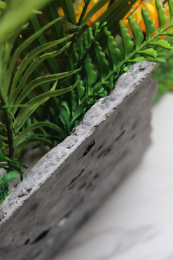 Wiosenne Słońce Volcan, kompozycja nagrobna na ciężkiej tacy, wym.40x70cm