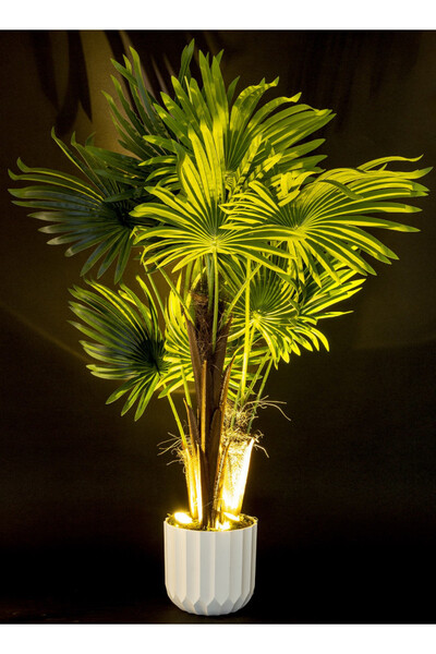 Livistona LED, sztuczna palma w doniczce z podświetleniem