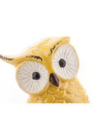 Cottage Owl, ceramiczna figurka sowy, żółta