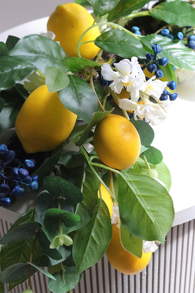 Lemonade, zielona girlanda dekoracyjna z owocami