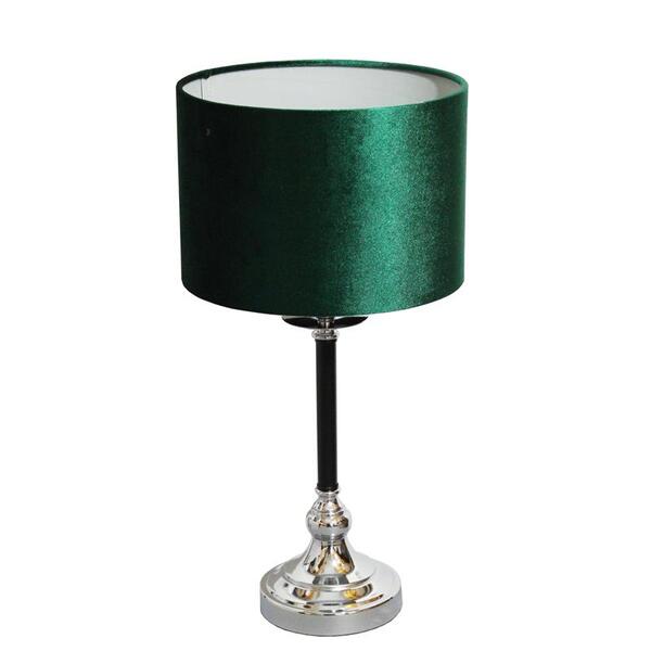 Tiny Silver, lampa stołowa, abażur zielony, wys.51cm