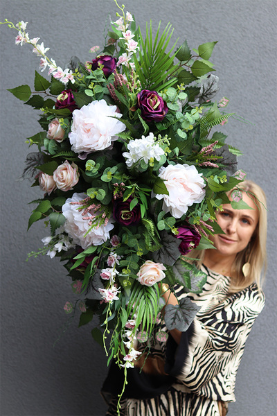 Dulcynea, wiązanka nagrobna z wrzosami