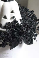 Halloween Black&White, flowerbox z dynią LED