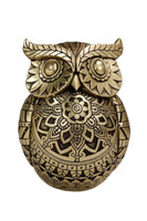 Sowa, figurka ptak symbol mądrości, wym.10.1x10.1x13.6cm