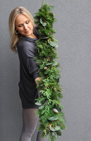 Siła Natury, zielona girlanda na kominek