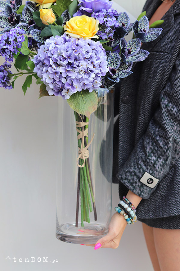 Letnie Fiolety, bukiet do wazonu