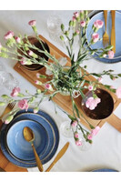 Bonita Blue, komplet obiadowy dla 6 osób, 18 elementów