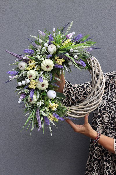 wianek ozdobny Lawenda&Dynia