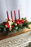 Dzieci w Domu, świąteczny stroik adwentowy