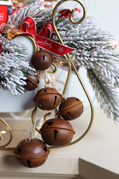 Jadą Sanie, świąteczny stroik