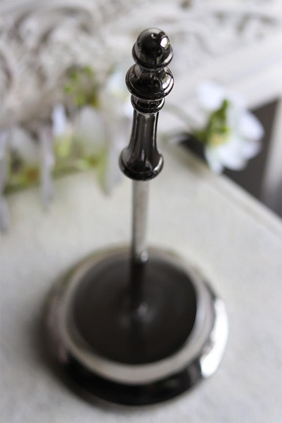 stojak na papier, Lux Villa Silver Glamour