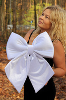 Velvet Papillon, welurowa kokarda pluszowa XL	