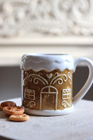 Gingerbread XMAS, porcelanowy kubek	
