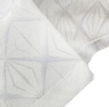 Rimmini, dwustronny bieżnik ze wzorem, biały, wym.48x150cm 