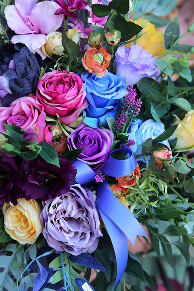 Hussa 2, bukiet nagrobny we wkładzie, wys.70cm