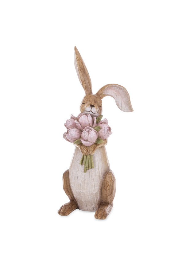 Zajączek Wood C, figurka wielkanocna