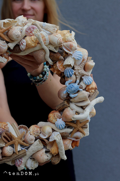 Blue Sea Miami, marynistyczny wianek na drzwi	