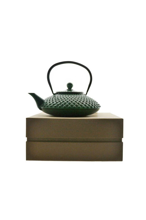 Awaji Glam, żeliwny imbryk do herbaty, zielony