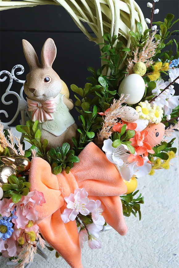 Kokarda Morelowa, wielkanocny wianek z zajączkiem