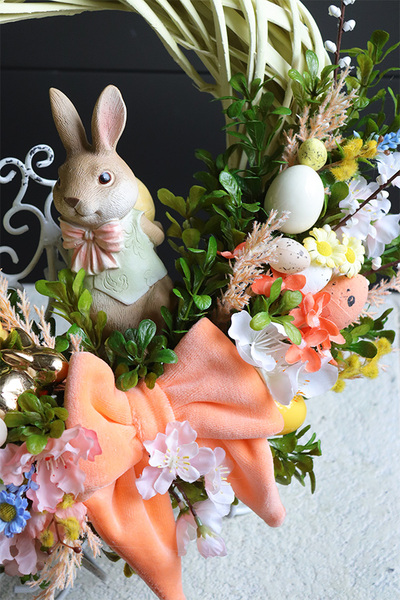 Kokarda Morelowa, wielkanocny wianek z zajączkiem