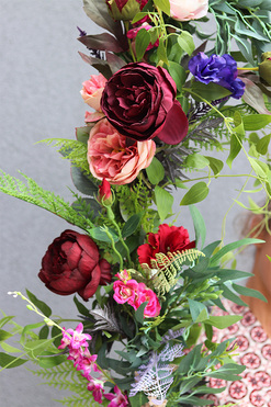 Koriana, girlanda roślinna na drzwi, dł.350cm