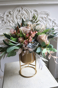 Sand Flowers, dekoracja kwiatowa w naczyniu, wym.44x40cm