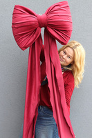 Velvet Papillon, welurowa kokarda pluszowa