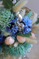 Blueriana, dekorowany koszyczek wielkanocny