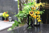 Słoneczna, bukiet nagrobny ze słonecznikami