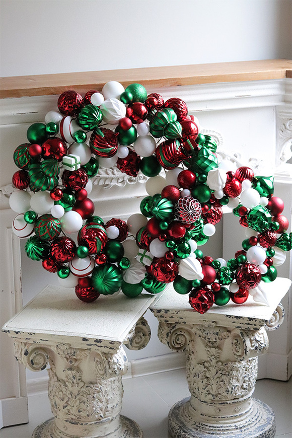 wianek bożonarodzeniowy Bombki	