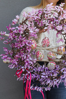 Kwiatowa Grzęda, wiosenny wianek dekoracyjny z jajkami