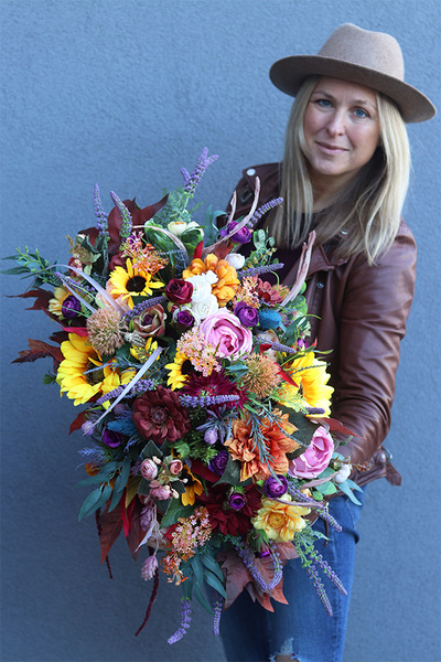 Autumn Mood, jesienna kompozycja w koszu