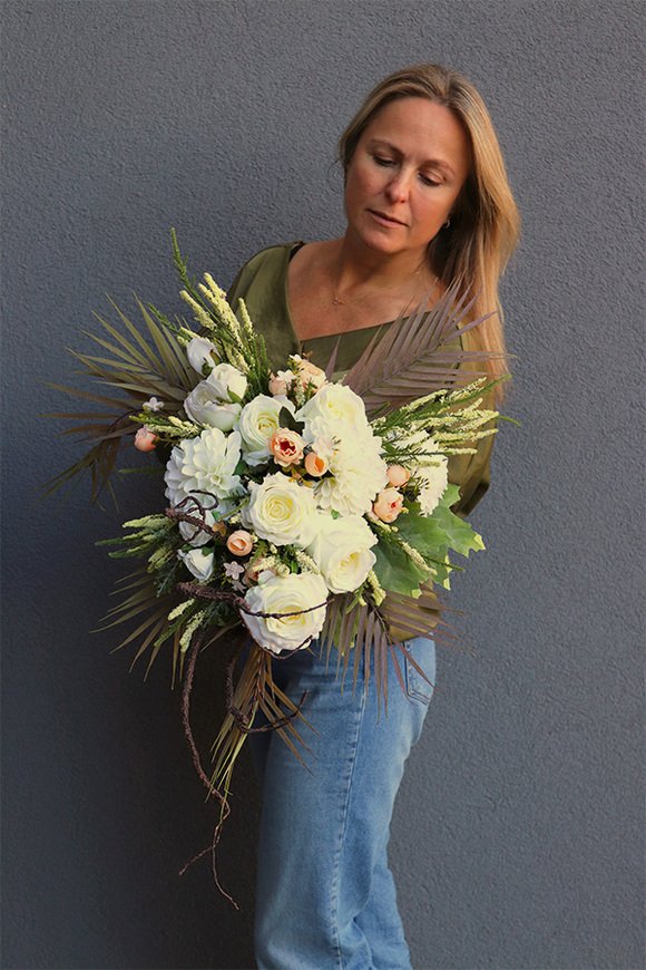 Deliana, bukiet nagrobny we wkładzie