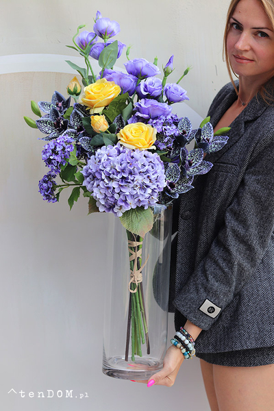 Letnie Fiolety, bukiet do wazonu