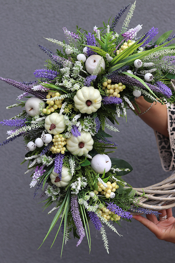 wianek ozdobny Lawenda&Dynia