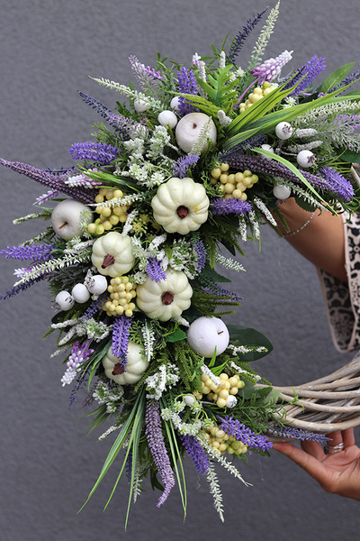 wianek ozdobny Lawenda&Dynia