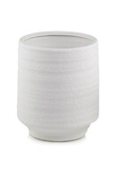 Rollo Bianco, osłonka ceramiczna doniczka