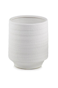 Rollo Bianco, osłonka ceramiczna doniczka, wym.22x19cm