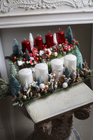 Dzieciństwo Biel, adwentowy stroik LED