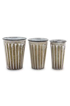 osłonki / donice Antyk Slim, kpl.3 szt.